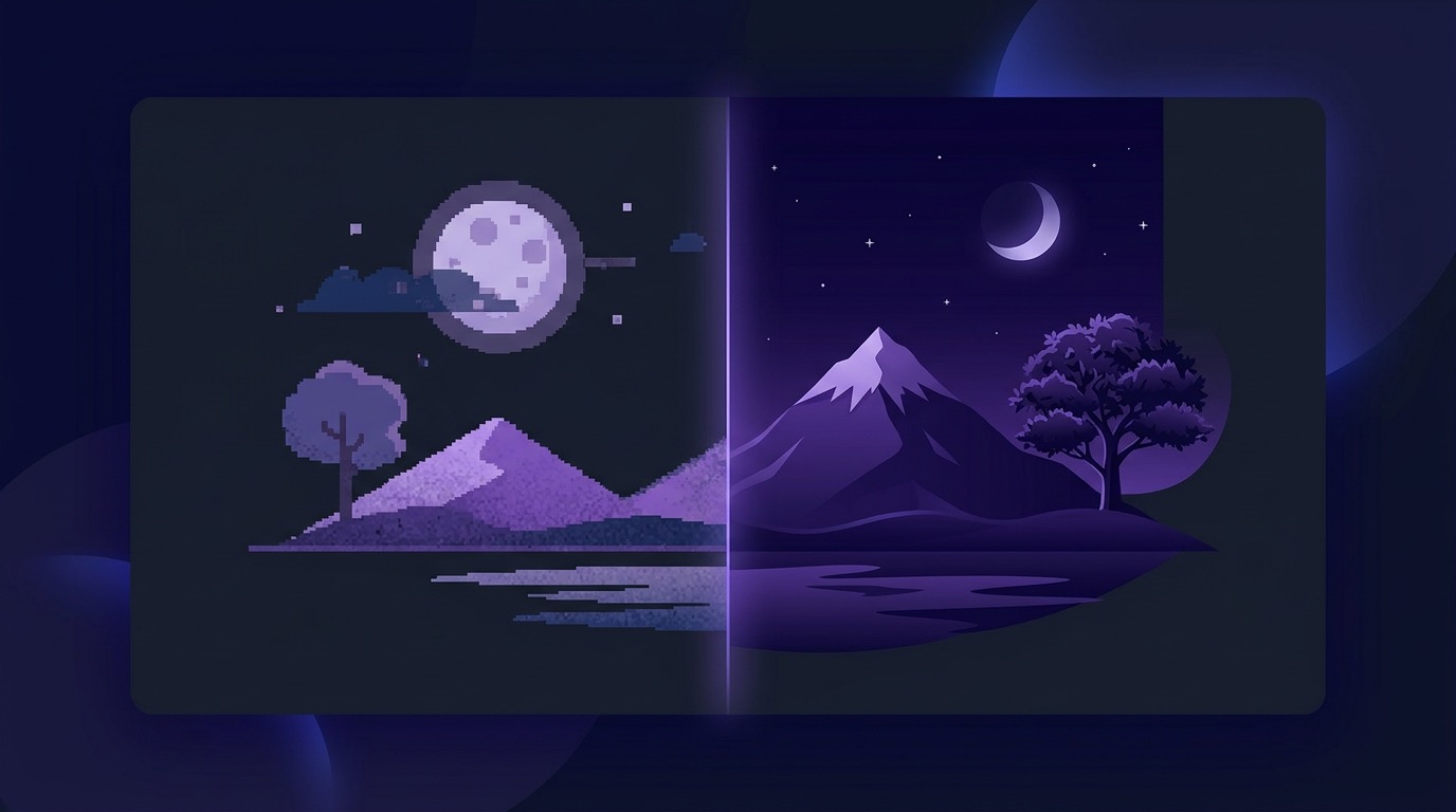 Side by side quality comparison between HEIC and JPEG photos