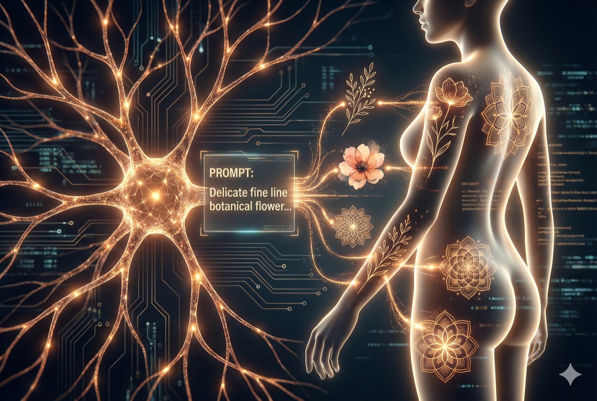 AI generating multiple tattoo design variations