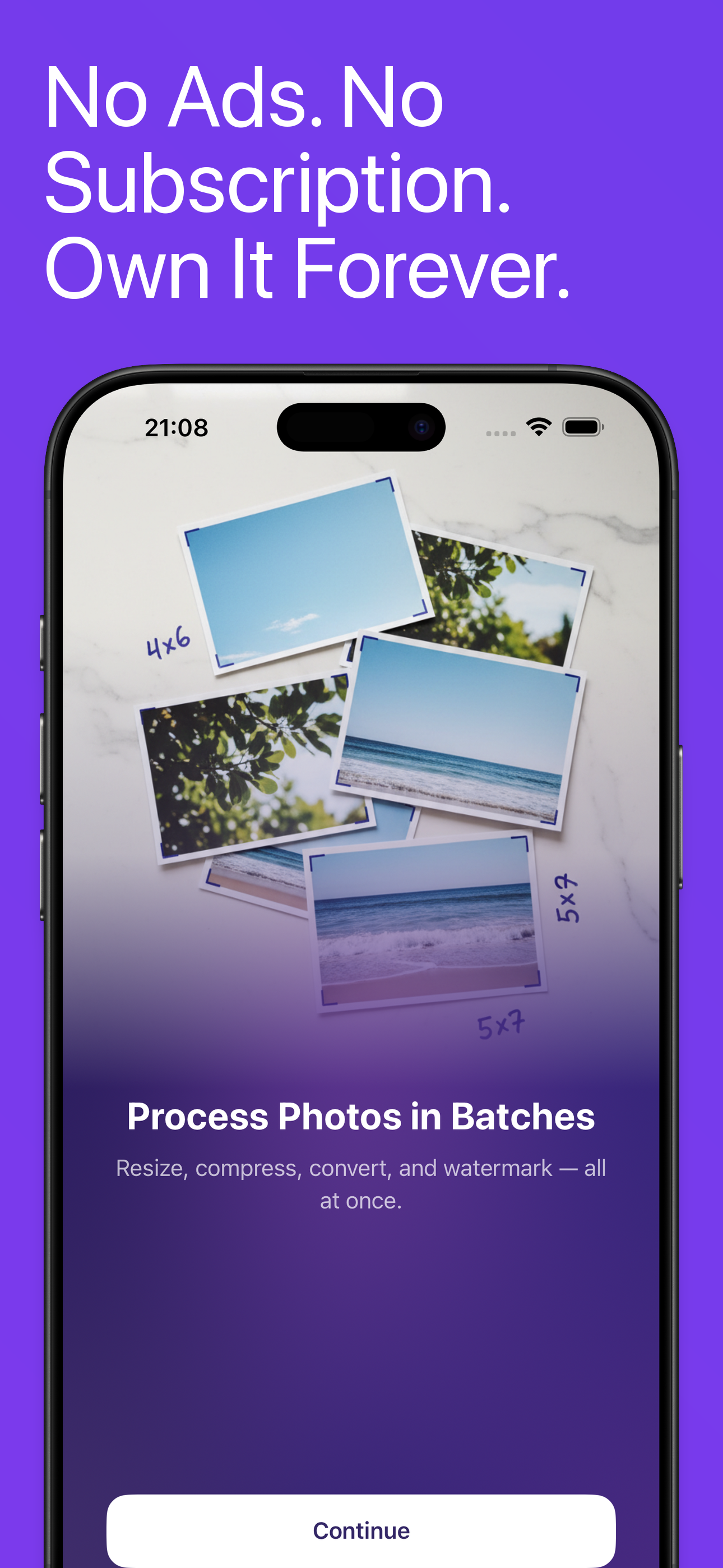 PhotoStrip App Screenshot